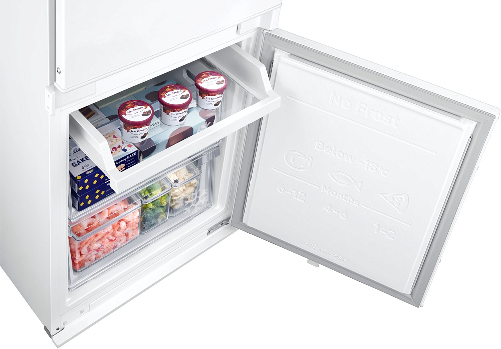 Встраиваемый холодильник Samsung BRB26705EWW с увеличенным полезным объёмом SpaceMax, 267 л BRB26605FWW, цвет белый - фото 8