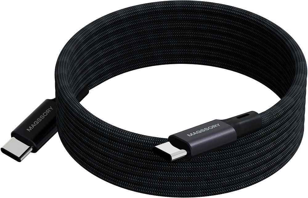 

Кабель Magssory USB-C, 1.2 м, 60Вт черный, USB-C, 1.2 м, 60Вт черный
