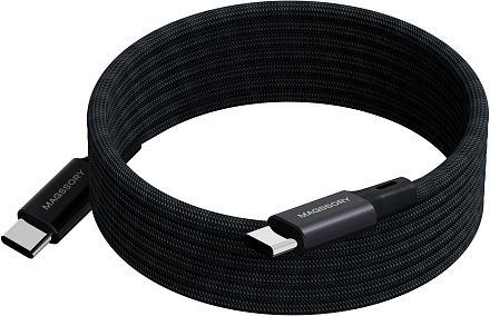 Кабель Magssory USB-C, 1.2 м, 60Вт черный