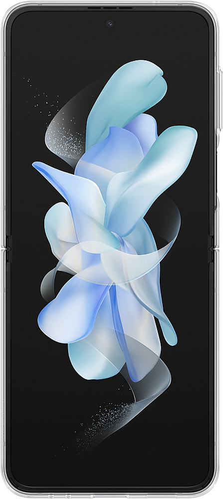 Чехол Samsung Clear Slim Cover для Z Flip4 прозрачный EF-QF721CTEGRU - фото 3