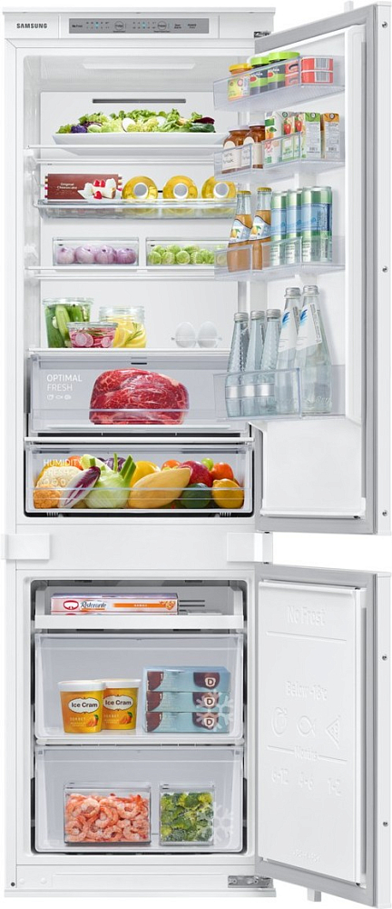 Встраиваемый холодильник Samsung BRB26705EWW с увеличенным полезным объёмом SpaceMax, 267 л BRB26605FWW, цвет белый - фото 5