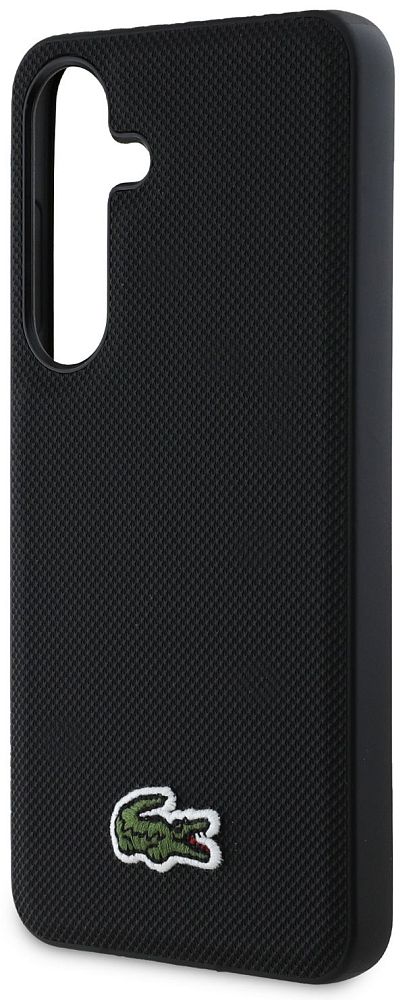 Чехол Lacoste Iconic Woven MagSafe для Galaxy S25+ черный