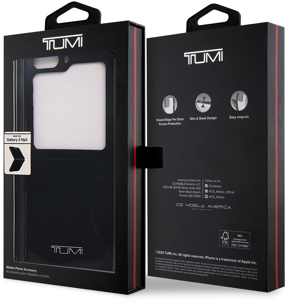 Чехол Tumi Liquid Silicone Metal для Galaxy Z Flip5 черный фото 6