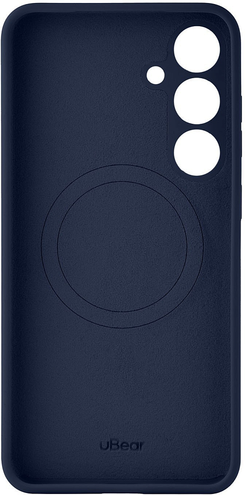 Чехол uBear Touch Case для Galaxy S24+ MagSafe, soft-touch синий фото 2