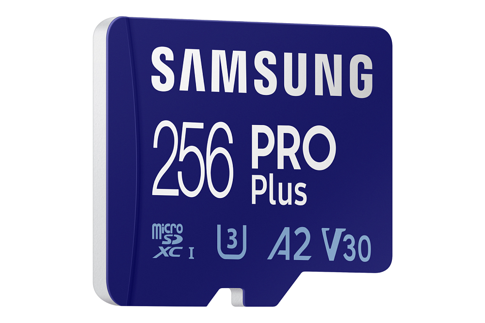 Карта памяти Samsung MicroSDXC PRO Plus 256 ГБ MB-MD256KA/KR, цвет синий MB-MD256KA/KR - фото 4