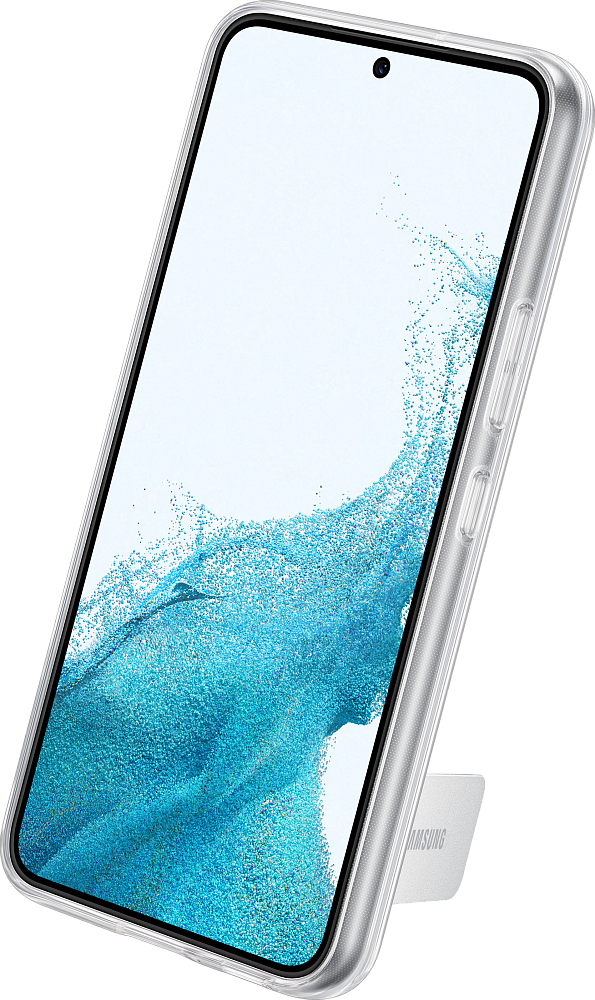 Чехол Samsung Clear Standing Cover для Galaxy S22 Прозрачный прозрачный EF-JS901CTEGRU - фото 6
