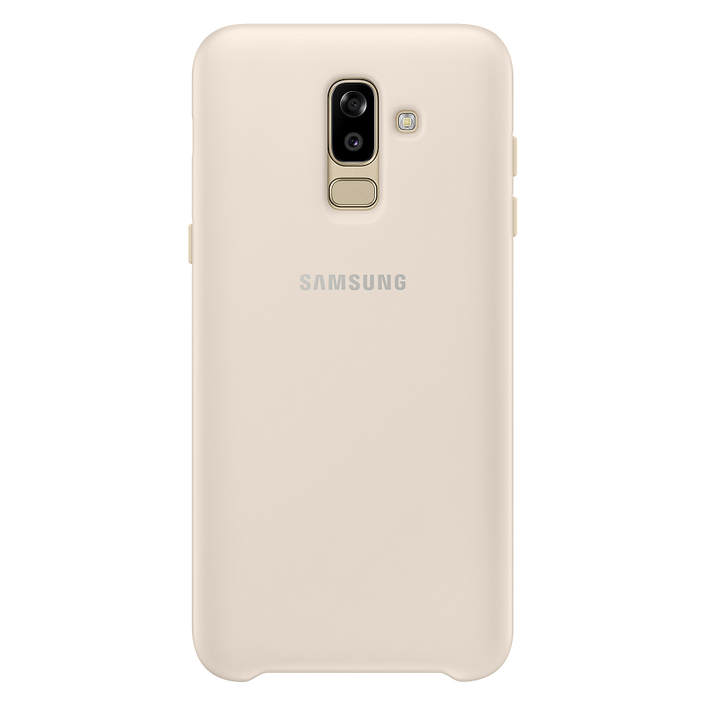 Чехол Samsung Dual Layer Cover Galaxy J8 2018 золотой