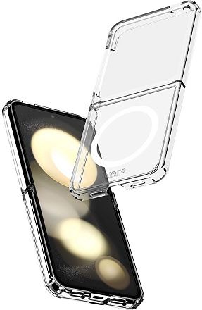 Чехол Avana Ice Compatible with MagSafe для Samsung Galaxy Z Flip6 прозрачный Фото 2