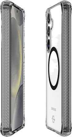 Чехол Itskins Hybrid Clear для Galaxy S25+ дымчатый Фото 2