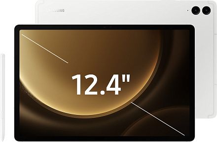 Планшет Samsung Galaxy Tab S9 FE+ Wi-Fi 256 ГБ серебристый