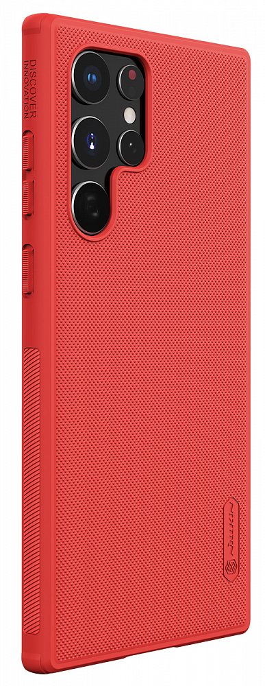 Чехол Nillkin Frosted Shield Pro для Galaxy S22 Ultra красный 6902048235458 - фото 5