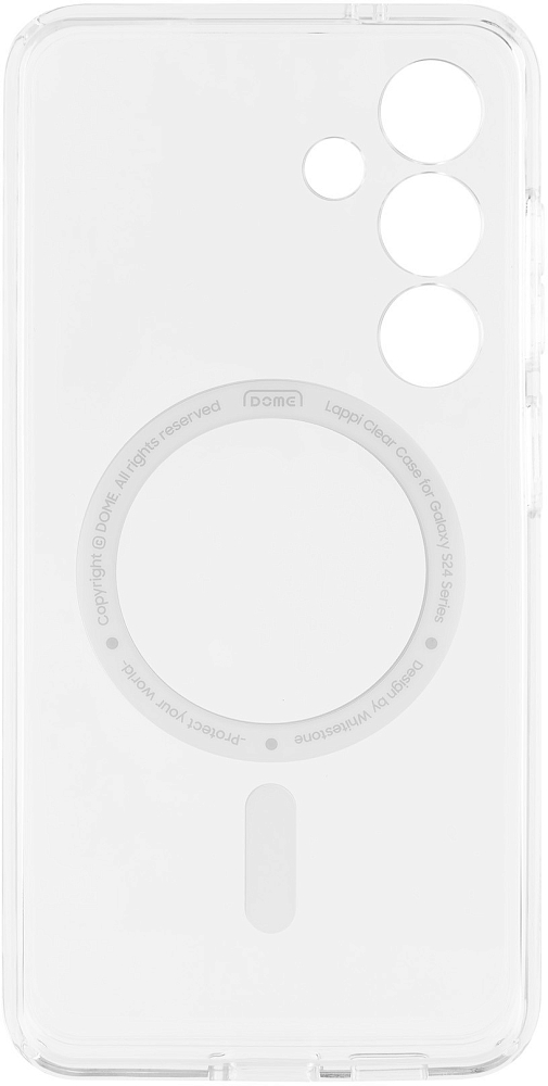 Чехол Whitestone Dome Clear Case MagSafe для Galaxy S24 прозрачный 8809365409327 - фото 3