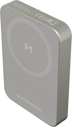 Внешний аккумулятор Magssory Pride 10000 мАч Magsafe титан Фото 2