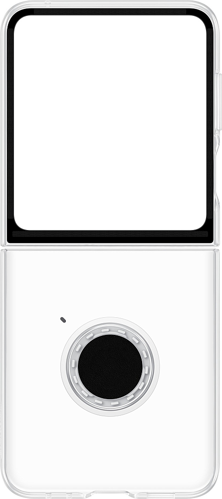 Чехол Samsung Clear Gadget Case Z Flip5 прозрачный EF-XF731CTEGRU - фото 2