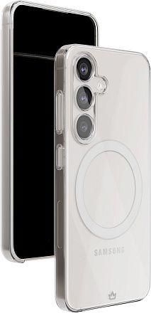 Чехол VLP Puro Case MagSafe для Galaxy S25+, поликарбонат прозрачный