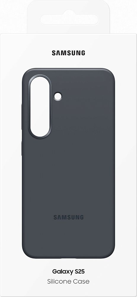 Чехол Samsung Silicone Case Galaxy S25 черный фото 7