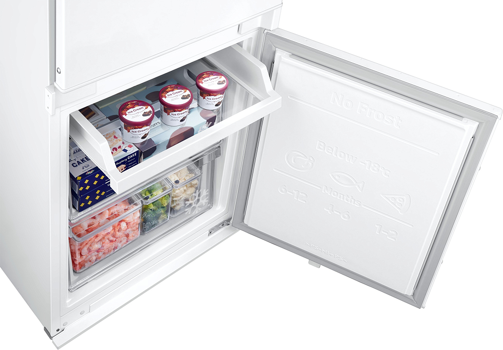 Встраиваемый холодильник Samsung BRB26705EWW с увеличенным полезным объёмом SpaceMax, 267 л BRB26705EWW, цвет белый - фото 8