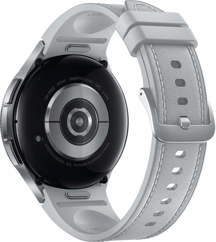 Смарт-часы Samsung Galaxy Watch6 Classic, 47 мм серебро (SM-R960NZSACIS) SM-R960NZ47SILWF1S, цвет серебристый Galaxy Watch6 Classic, 47 мм серебро (SM-R960NZSACIS) - фото 3