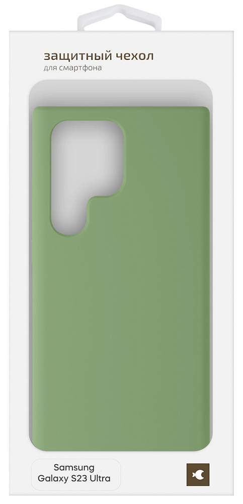Чехол moonfish для Galaxy S23 Ultra с микрофиброй зеленый MNF33623 - фото 4