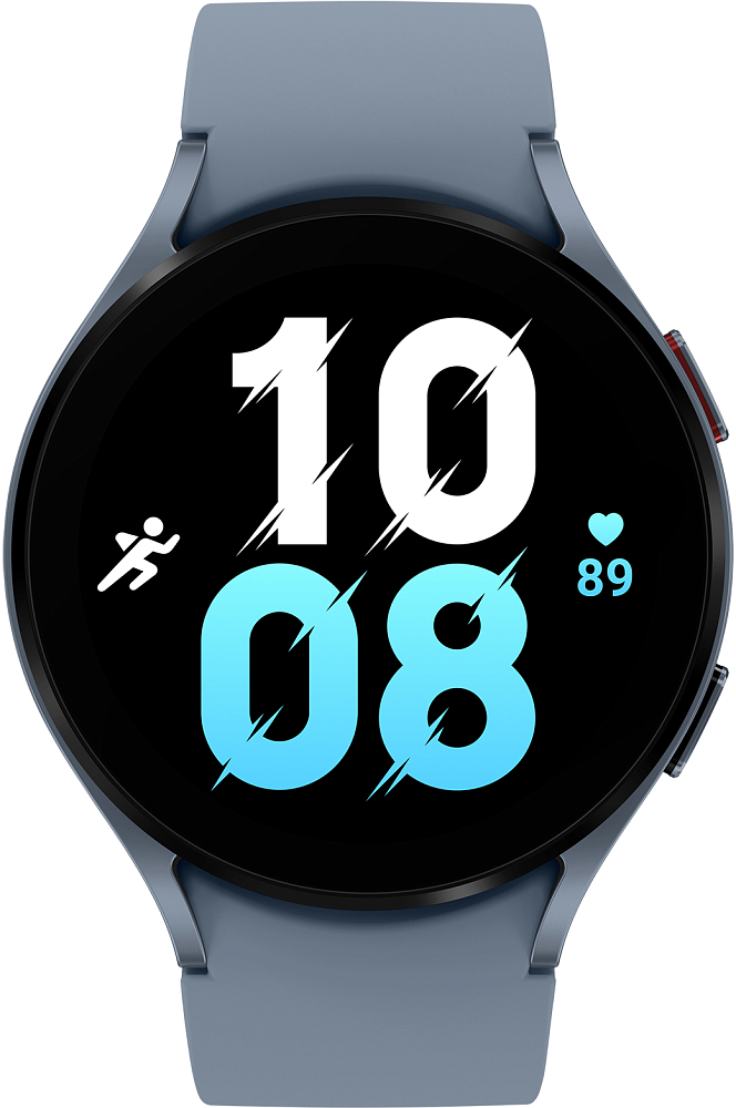 Смарт-часы Samsung Galaxy Watch5, 44 мм дымчато-синий (SM-R910NZBAGLB) SM-R910NZBAGLB Galaxy Watch5, 44 мм дымчато-синий (SM-R910NZBAGLB) - фото 1