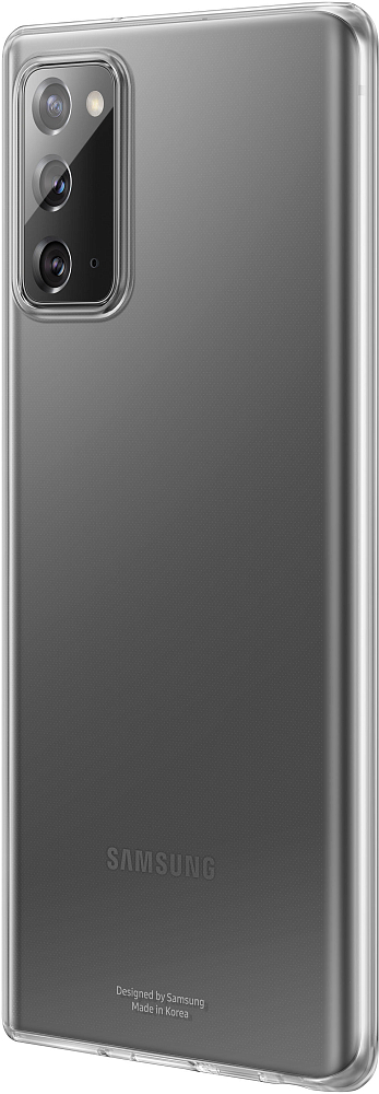 Чехол Samsung Clear Cover для Galaxy Note20 прозрачный EF-QN980TTEGRU - фото 5