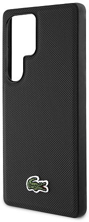 Чехол Lacoste Iconic Woven MagSafe для Galaxy S25 Ultra черный