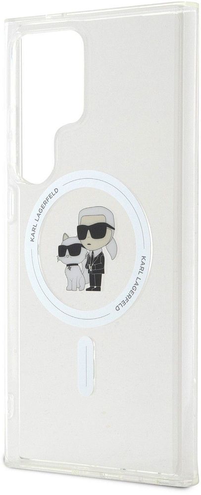 Чехол Karl Lagerfeld Choupette MagSafe для Galaxy S24 Ultra прозрачный фото 3