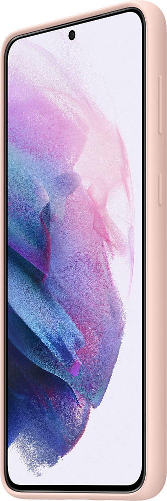 Чехол Samsung Silicone Cover для Galaxy S21+ розовый EF-PG996TPEGRU Silicone Cover для Galaxy S21+ розовый - фото 3