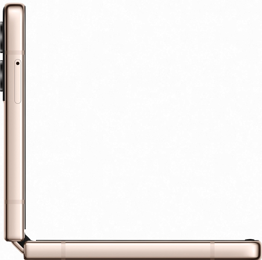 Смартфон Samsung Galaxy Z Flip4 128 ГБ розовое золото SM-F721BZDGCAU, цвет золотой - фото 4