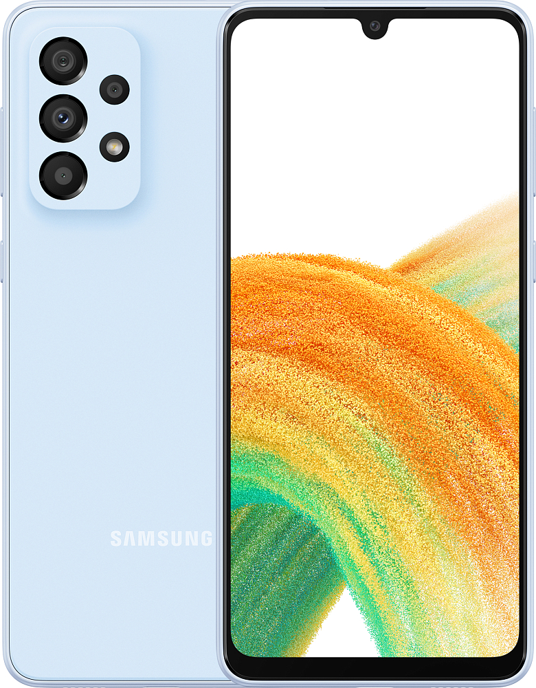 Смартфон Samsung Galaxy A33 128 ГБ голубой (SM-A336BLBGGLB) SM-A336BLBGGLB