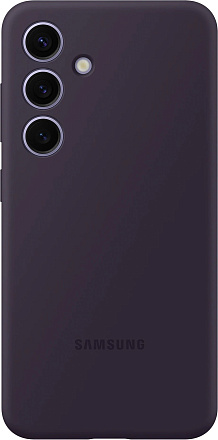 Чехол Samsung Silicone Case S24 темно-фиолетовый
