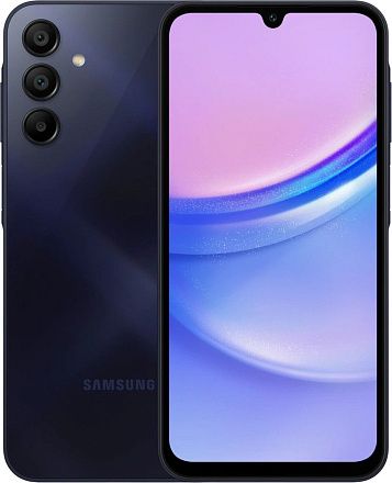 Смартфон Samsung Galaxy A15 8/128GB, Черно-синий
