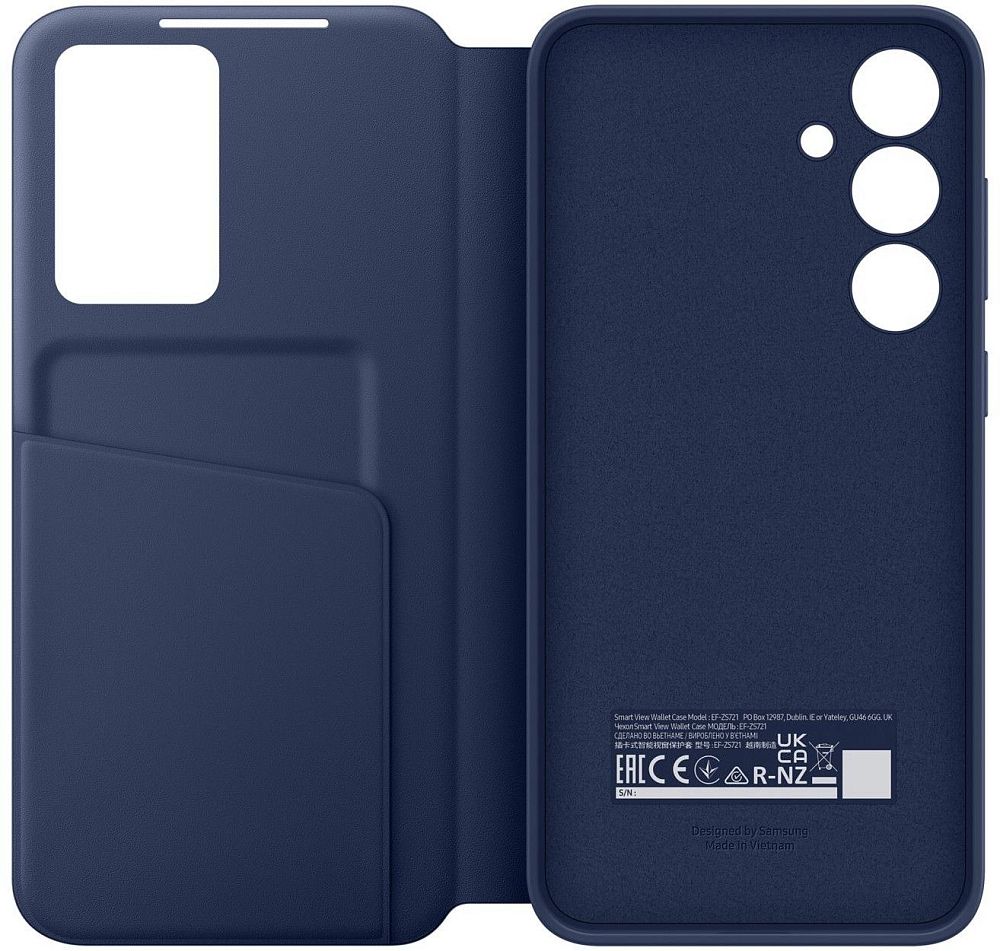 Чехол-книжка Samsung Smart Wallet Case Galaxy S24 FE синий Вид№5