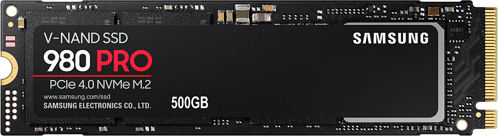 SSD-накопитель Samsung 980 PRO NVMe M.2, 500 ГБ
