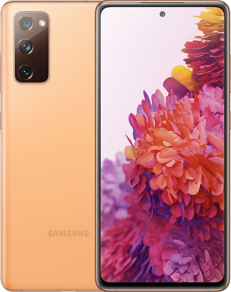 Смартфон Samsung Galaxy S20 FE (Qualcomm) 128 ГБ оранжевый (SM-G780GZOMSER) SM-G780GZOMSER