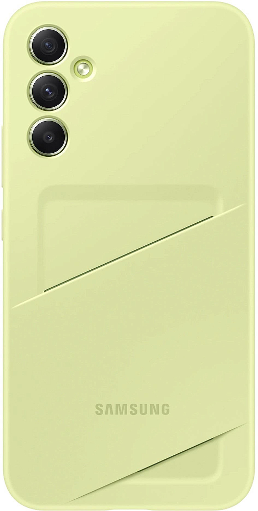 Чехол Samsung Card Slot Case A34 лайм EF-OA346TGEGRU - фото 2