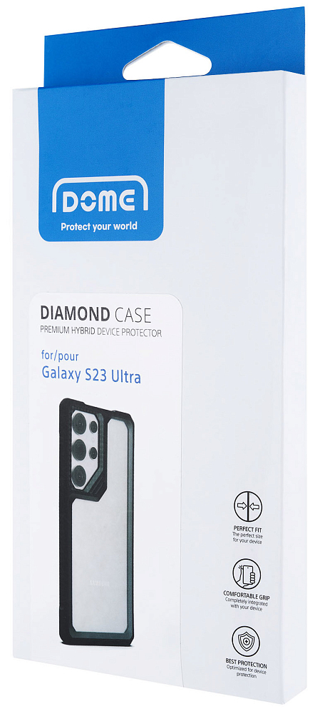 Чехол Whitestone Dome Diamond Case для Galaxy S23 Ultra прозрачный 8809365407774 - фото 5
