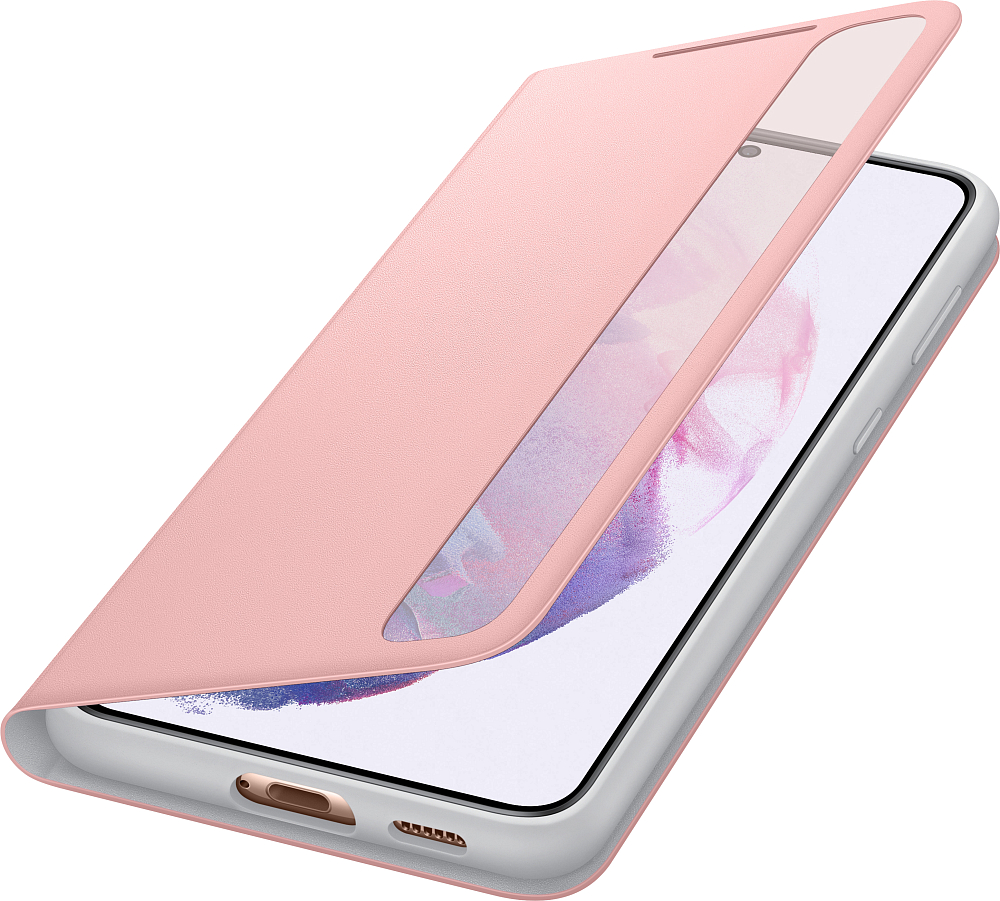 Чехол Samsung Smart Clear View Cover для Galaxy S21+ розовый EF-ZG996CPEGRU Smart Clear View Cover для Galaxy S21+ розовый - фото 4