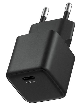 Сетевое зарядное устройство moonfish USB-C, GaN, PD, 20Вт черный Фото 2