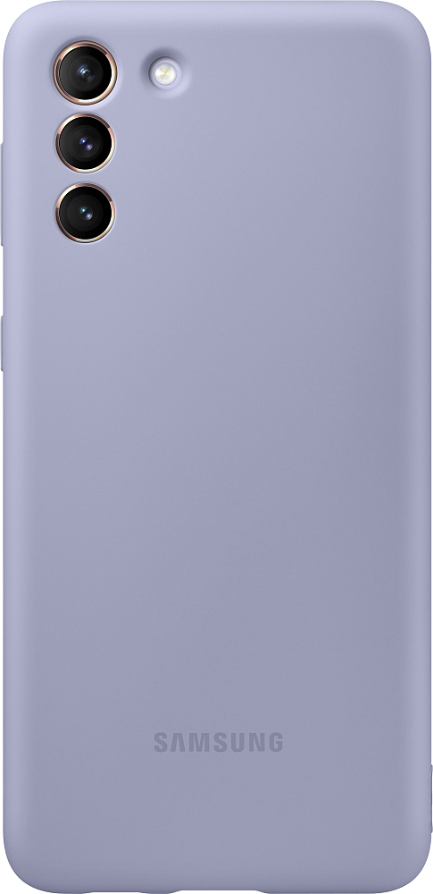 Чехол Samsung Silicone Cover для Galaxy S21+ фиолетовый