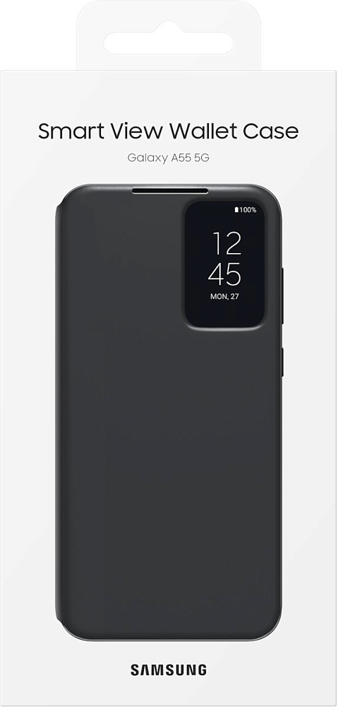 Чехол-книжка Samsung Smart View Wallet Case Galaxy A55 черный EF-ZA556CBEGRU - фото 6