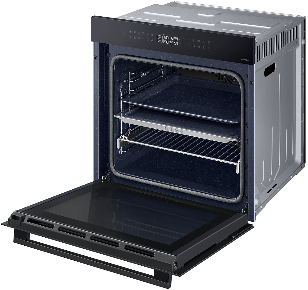 Духовой шкаф Samsung Bespoke NV7000B Dual Cook, 76 л черный фото 6