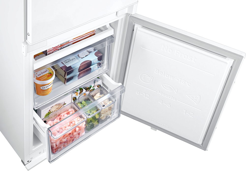 Встраиваемый холодильник Samsung BRB26715EWW с охлаждением Metal Cooling, 267 л BRB26600FWW, цвет белый - фото 6