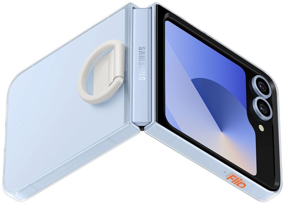 Чехол Samsung Чехол Samsung Clear Case Z Flip6 Прозрачный фото 3