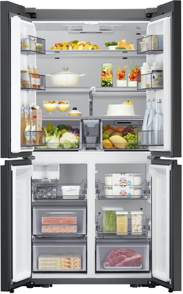 Холодильник Samsung Bespoke многодверный RF9000AC белый, темно-синий RF60A91R18A/WT RF60A91R18A/WT - фото 7