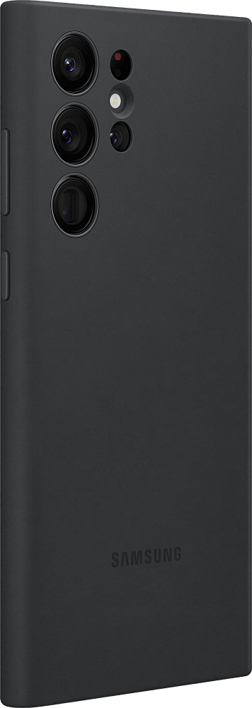 Чехол Samsung Silicone Cover для Galaxy S22 Ultra черный EF-PS908TBEGRU - фото 3