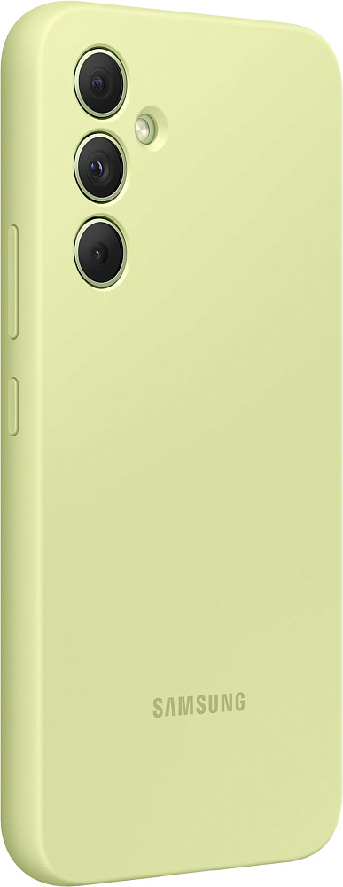 Чехол Samsung Silicone Case A54 лайм EF-PA546TGEGRU - фото 3