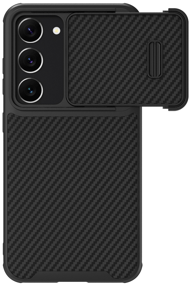 Чехол Nillkin Synthetic Fiber S для Galaxy S23+ черный 6902048258259 Synthetic Fiber S для Galaxy S23+ черный - фото 1