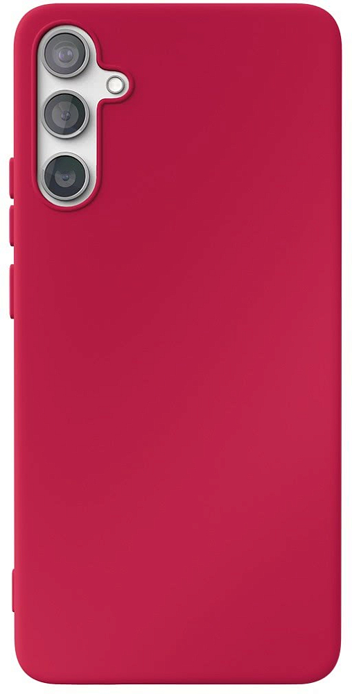 Чехол VLP Silicone Case для Galaxy A34, силикон красный 1051094 - фото 1