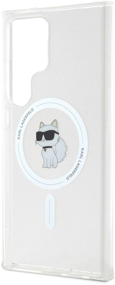 Чехол Karl Lagerfeld NFT Choupette MagSafe для Galaxy S24 Ultra прозрачный фото 3